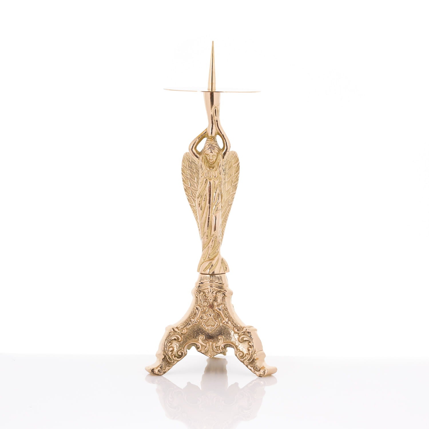 Candelabro - latón - 27 cm